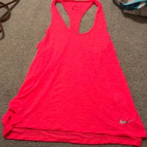 neon pink nike drifit workout too (brand new)